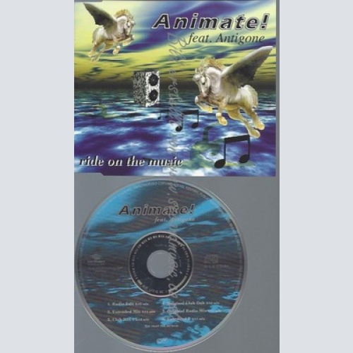 CD--ANIMATE FEAT.ANTIGONE--RIDE ON THE MUSIC