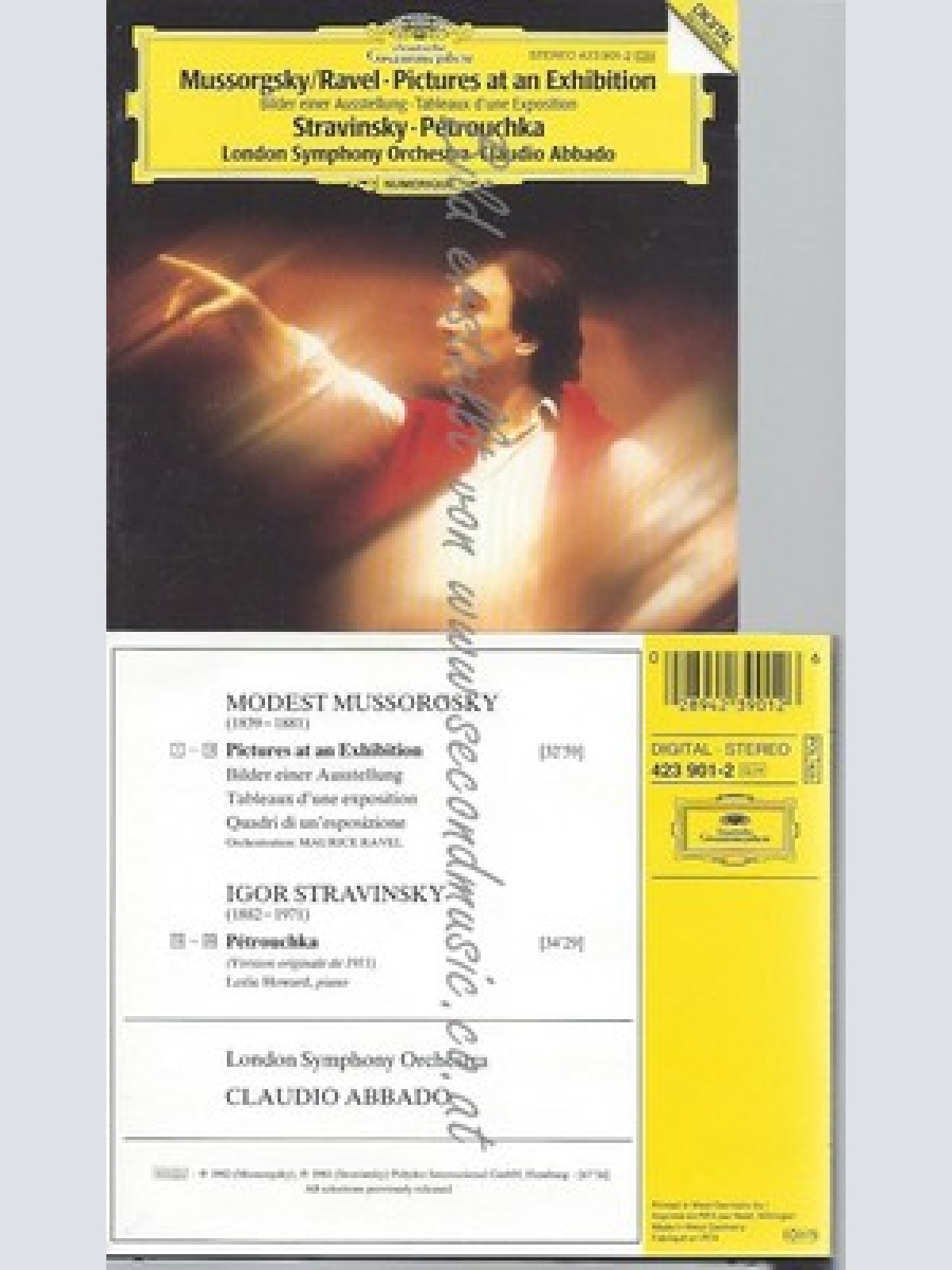 CD--MODEST MUSSORGSKY UND IGOR STRAVINSKY--MUSSORGSKY:PICTURES AT AN EXIBITION