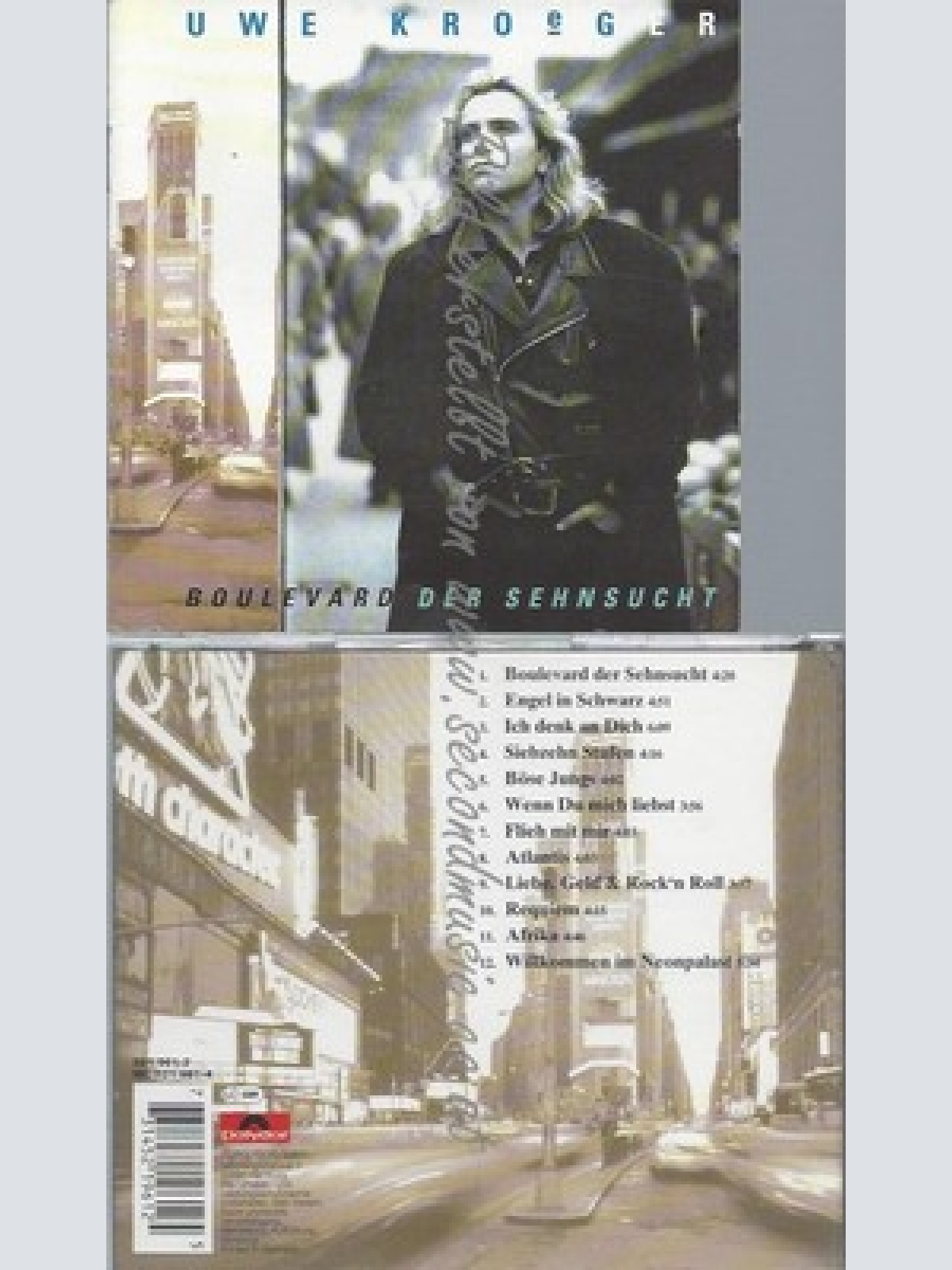 CD--UWE KROGER--BOULEVARD DER SEHNSUCHT
