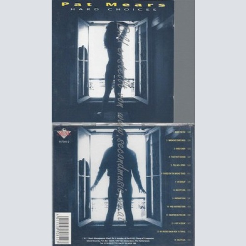 CD--PAT MEARS--HARD CHOICES --