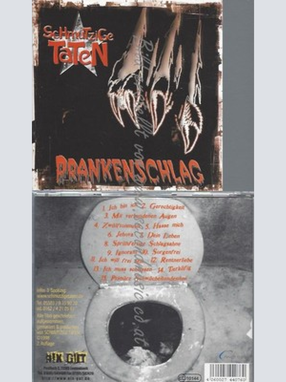 CD--SCHMUTZIGE TATEN--PRANKENSCHLAG
