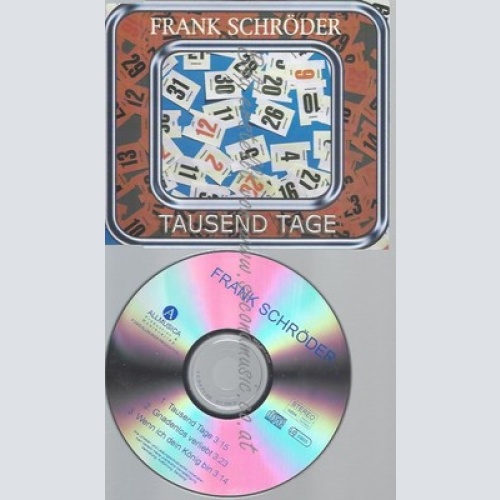 CD--SCHROEDER,FRANK--TAUSEND TAGE | SINGLE