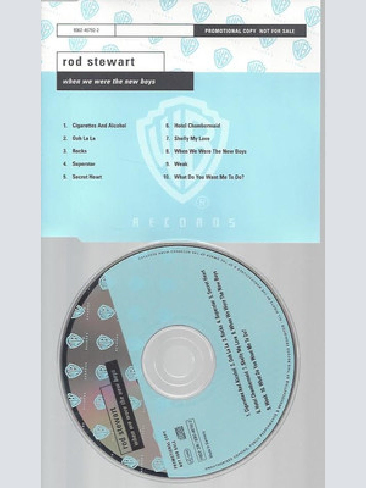 CD-PROMO--ROD STEWART--WHEN WE WERE THE NEW BOYS