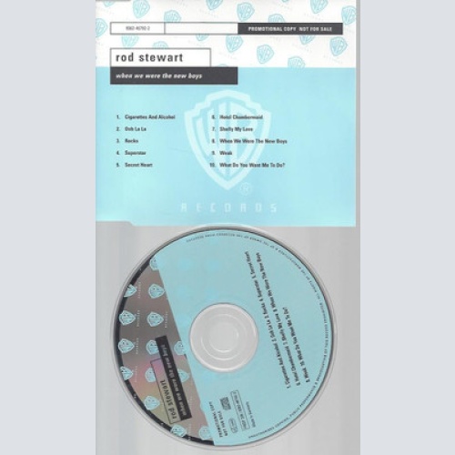 CD-PROMO--ROD STEWART--WHEN WE WERE THE NEW BOYS
