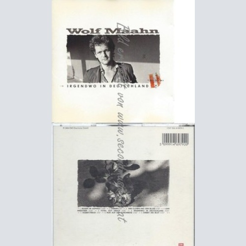 CD--WOLF MAAHN--IRGENDWO IN DEUTSCHLAND
