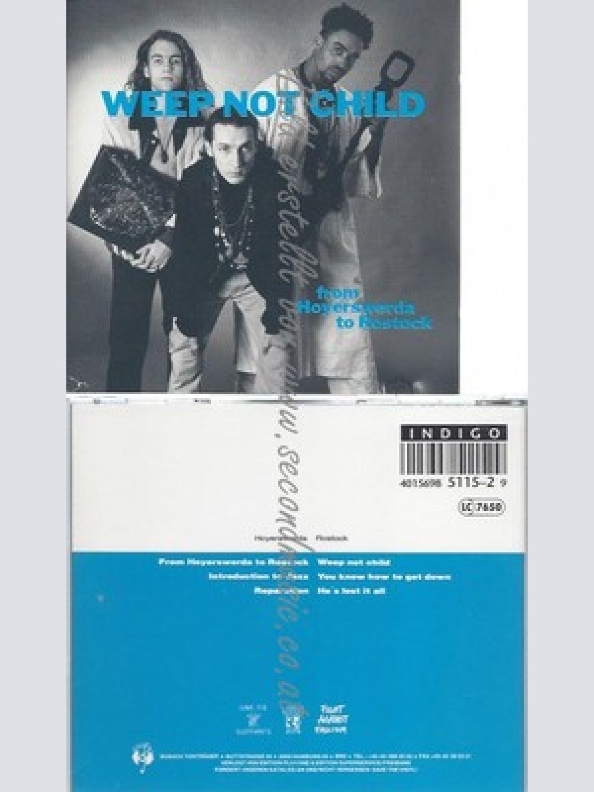 CD--WEEP NOT CHILD--FROM HOYERSWERDA TO ROSTOCK