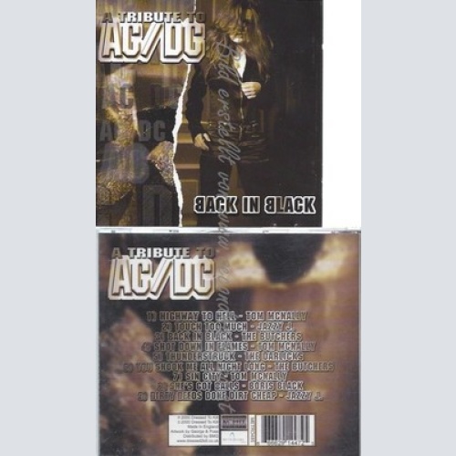 CD--VA-BACK IN BLACK--BACK IN BLACK--A TRIBUTE TO AC DC  | IMPORT