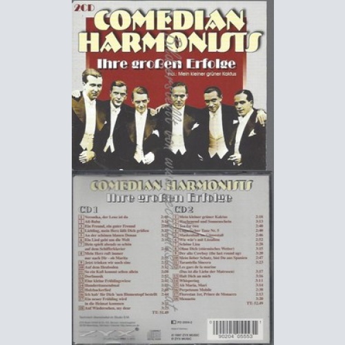 CD--THE COMEDIAN HARMONISTS - - - DOPPEL-CD -- IHRE GROSSEN ERFOLGE I
