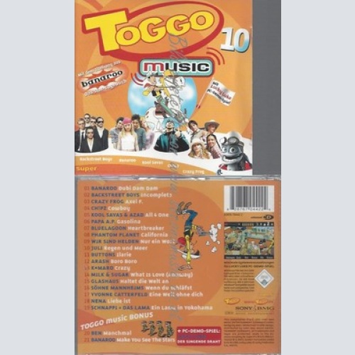 CD--VARIOUS - - -- TOGGO MUSIC 10