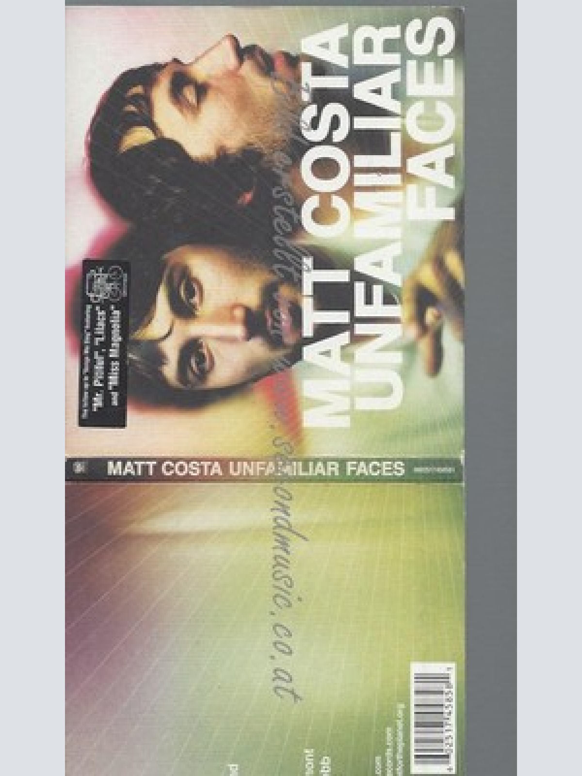 CD--MATT COSTA - - -- UNFAMILIAR FACES