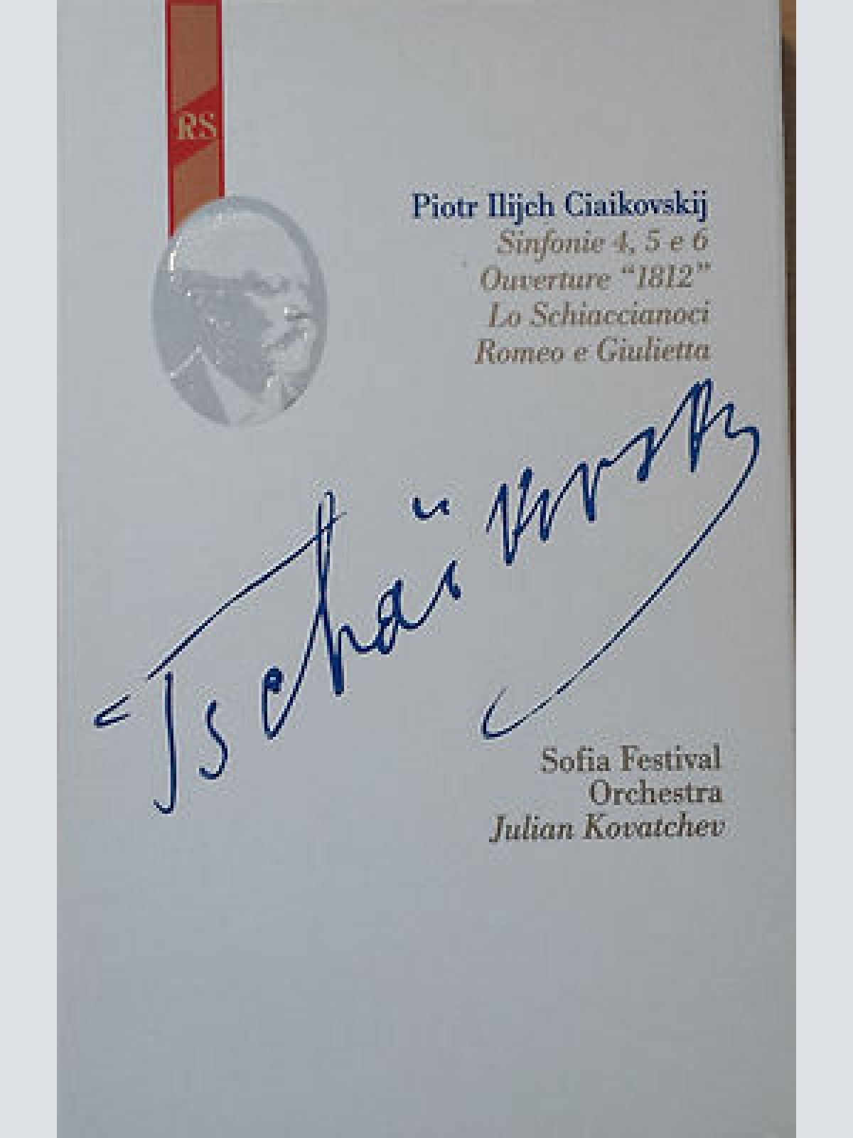 CD--PIOTR ILIJCH CIAIKOVSKIJ--SINFONIE 4 5E 6 --OVERTOURE--4 CD SET