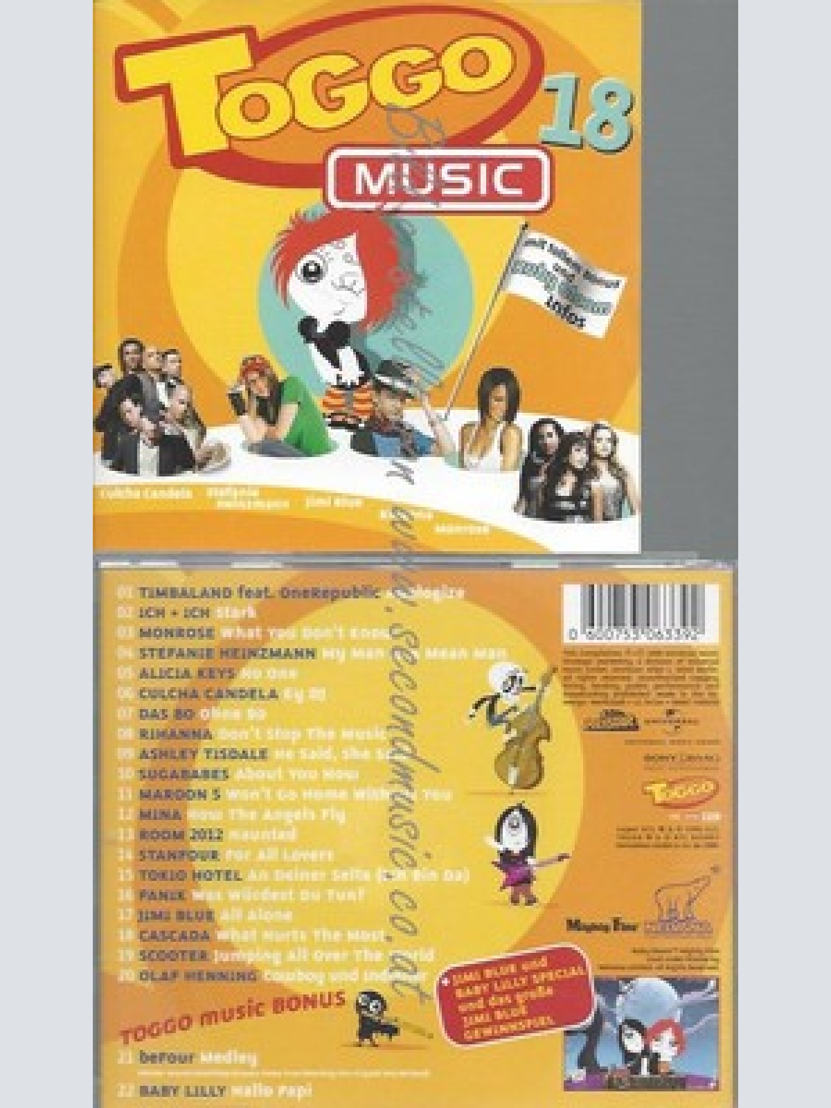 CD--VARIOUS - - -- TOGGO MUSIC 18