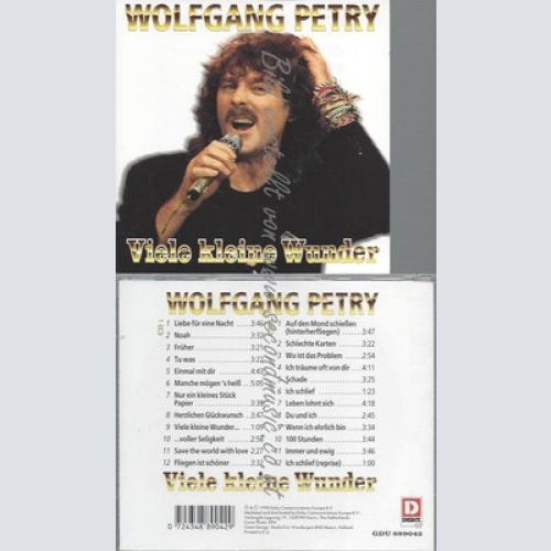 CD--WOLFGANG PETRY - - - DOPPEL-CD -- VIELE KLEINE WUNDER