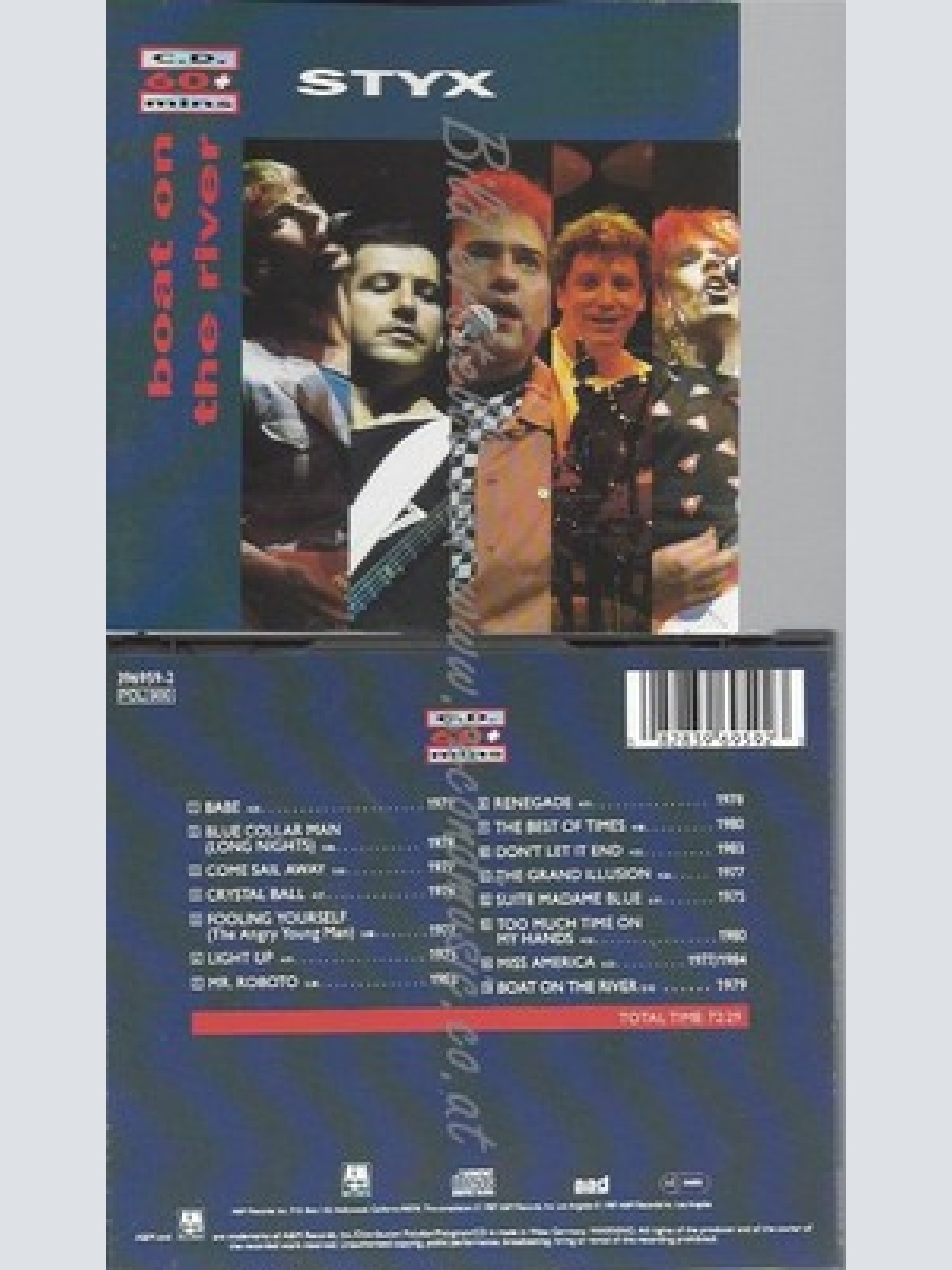 CD--STYX - - - IMPORT -- BOAT ON A RIVER