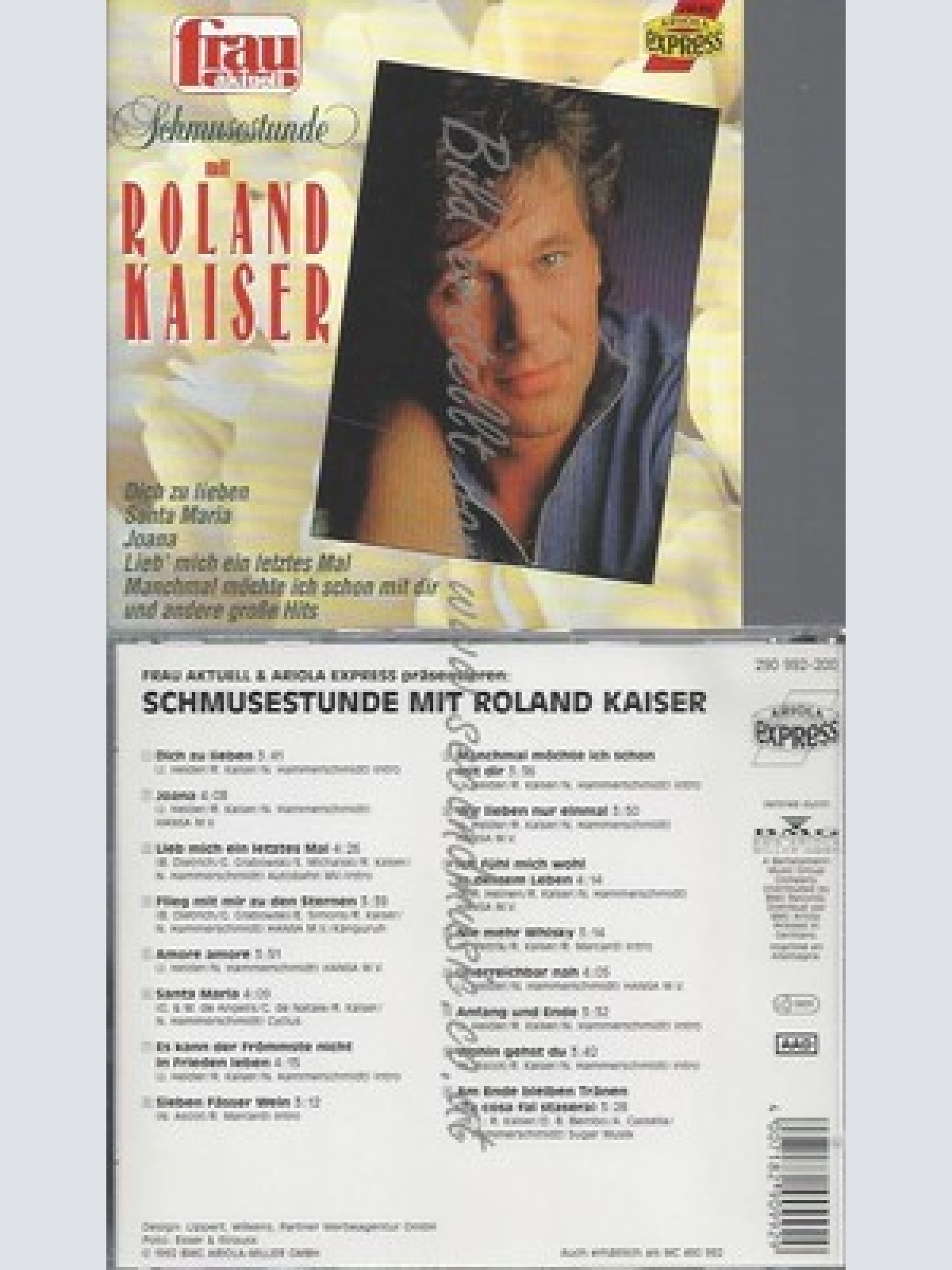 CD--ROLAND KAISER - - -- SCHMUSESTUNDE MIT ROLAND KAISE