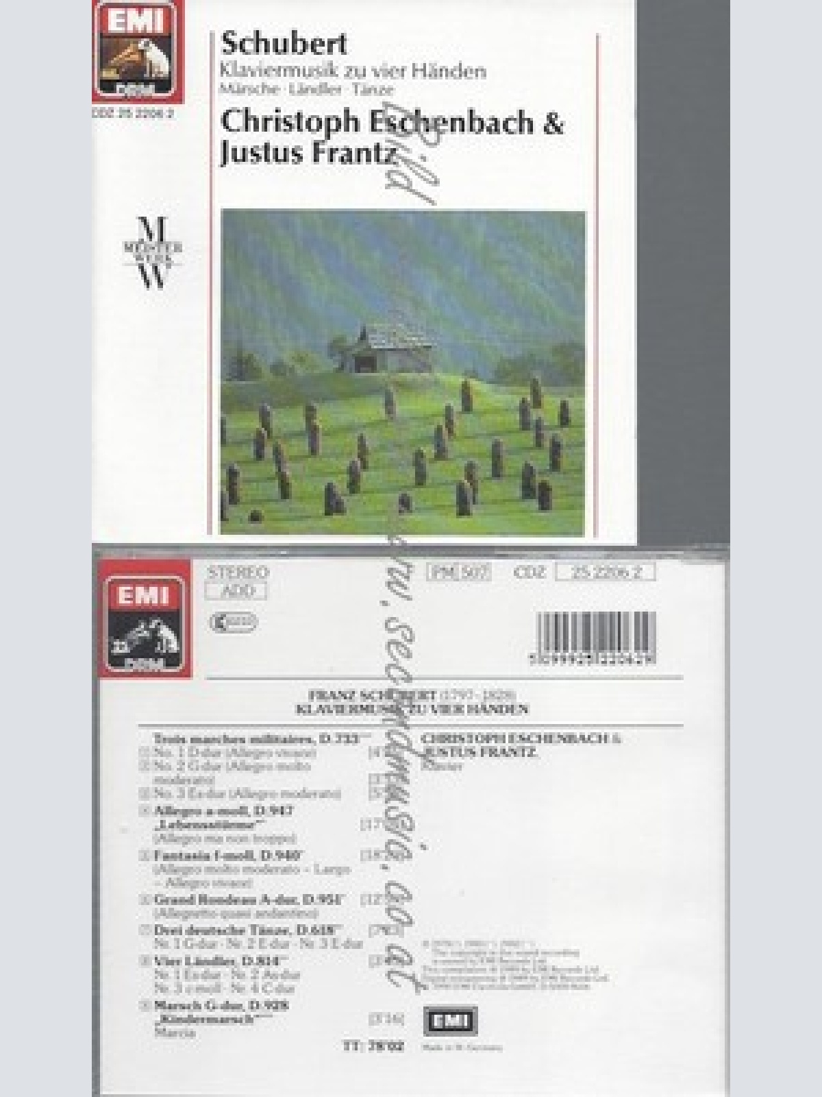 CD--ESCHENBACH, FRANTZ UND FRANZ SCHUBERT -KOMPONIST- - - -- KLAVIERMUSIK ZU VIE