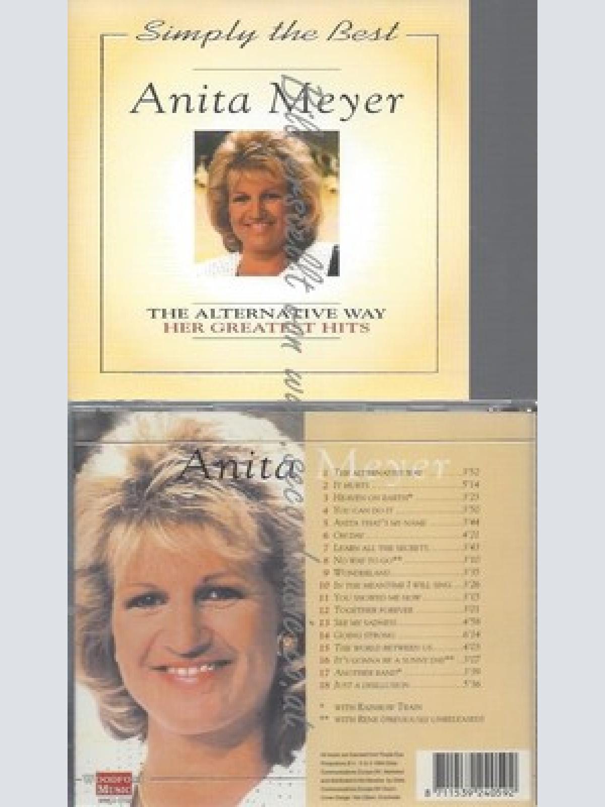 CD--ANITA MEYER - - -- ALTERNATIVE WAY -GREATEST HITS- -UK IMPORT-