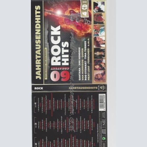 CD--DIVERS - JAHRTAUSENDHITS--60 GREATEST ROCK HITS | BOX-SET