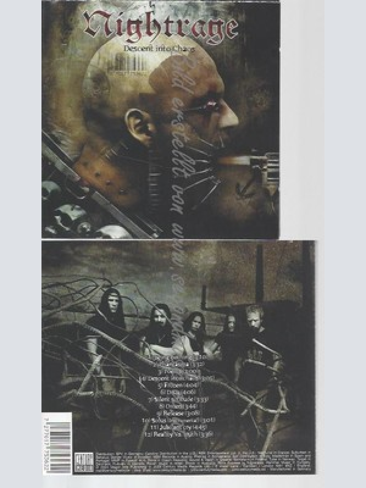 CD--NIGHTRAGE--DESCENT INTO CHAOS