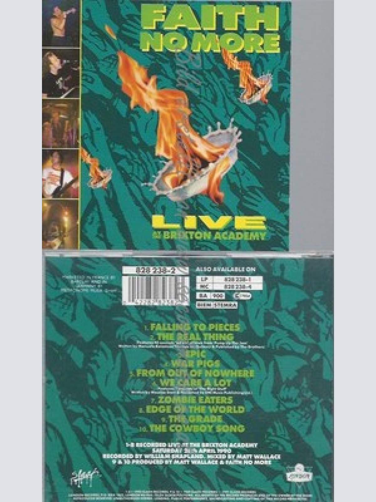 CD--FAITH NO MORE - - -- LIVE AT THE BRIXTON ACADEMY