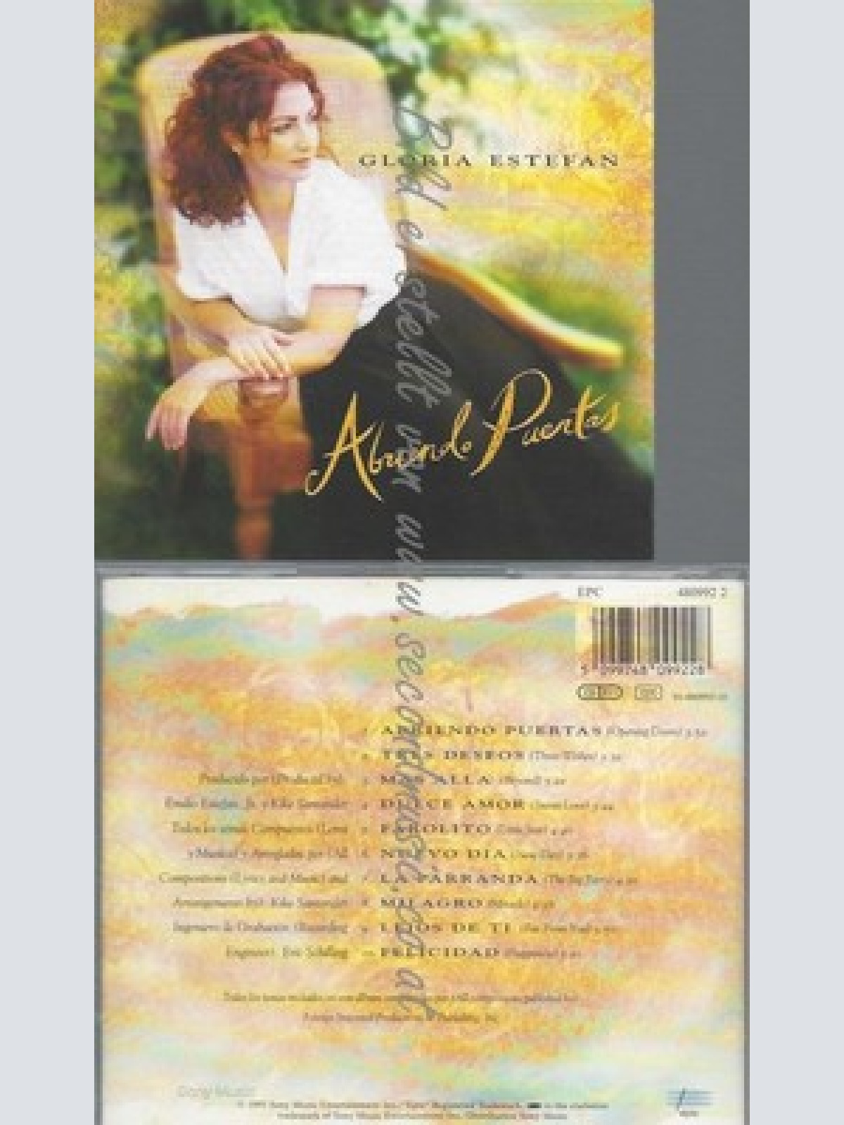 CD--GLORIA ESTEFAN - - -- ABRIENDO PUERTAS