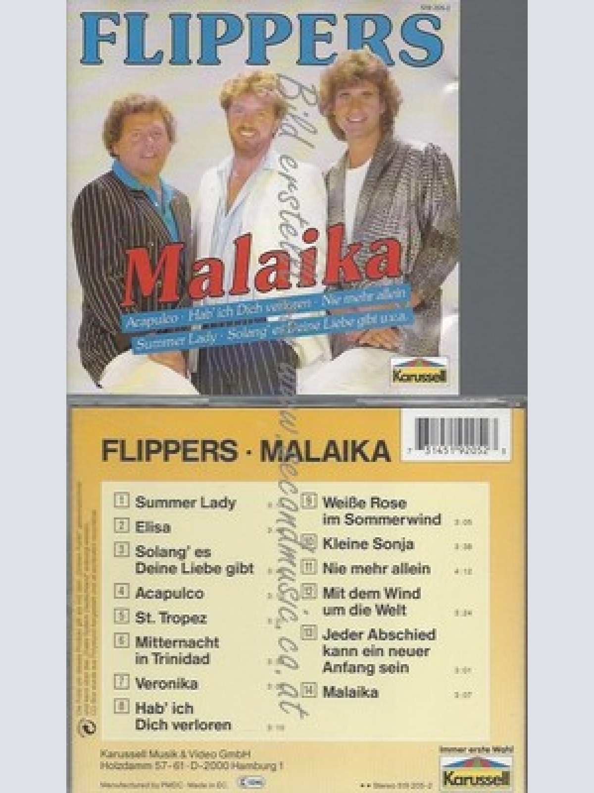 CD--DIE FLIPPERS - - -- MALAIKA