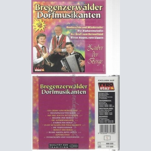 CD--BREGENZWAELDER DORFMUSIKANTEN--ZAUBER DER BERGE
