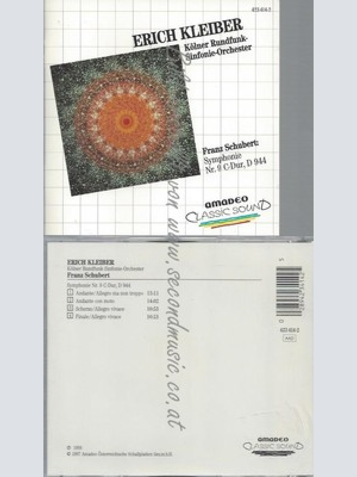 CD--SCHUBERT: SYMPHONY NO. 9 IN C MAJOR UND ERICH KLEIBER ----UK IMPORT-