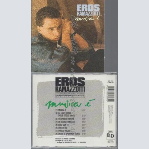 CD--EROS RAMAZZOTTI--MUSICA E