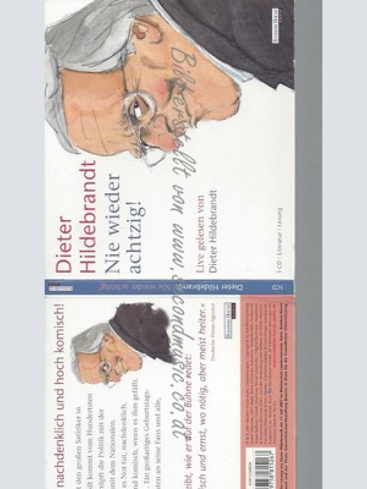 CD--DIETER HILDEBRANDT -- --- NIE WIEDER 8--!