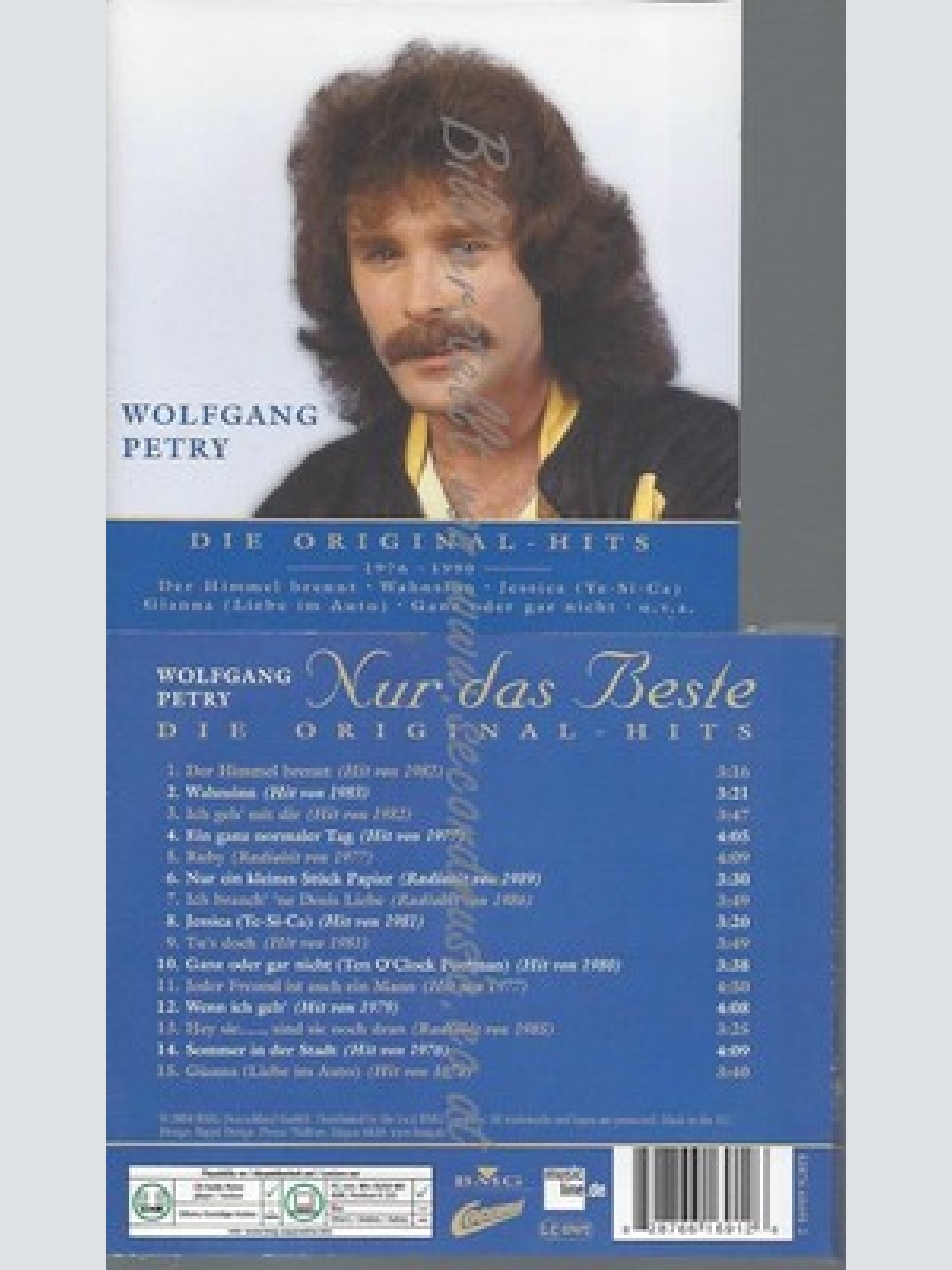 CD--WOLFGANG PETRY - - -- NUR DAS BESTE: DIE ORIGINAL HI