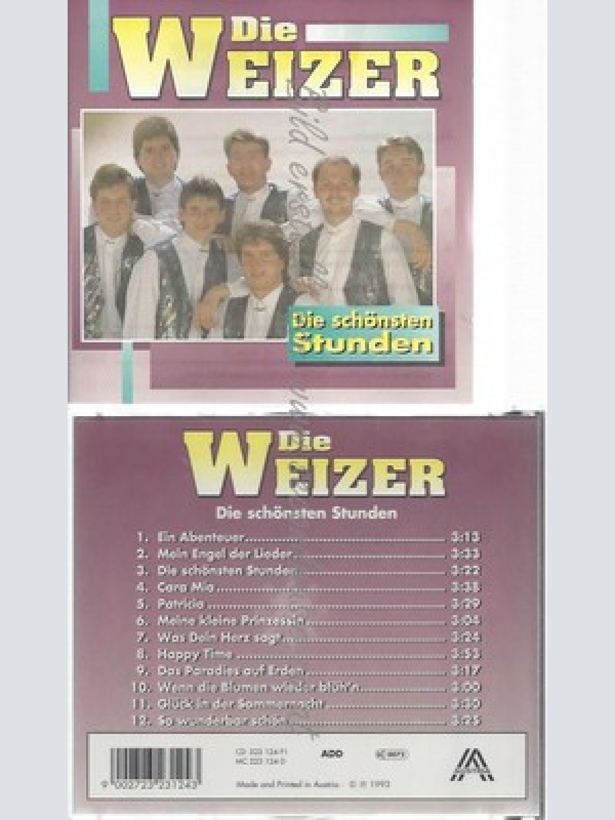 CD--DIE WEIZER--DIE SCHOENSTEN STUNDEN