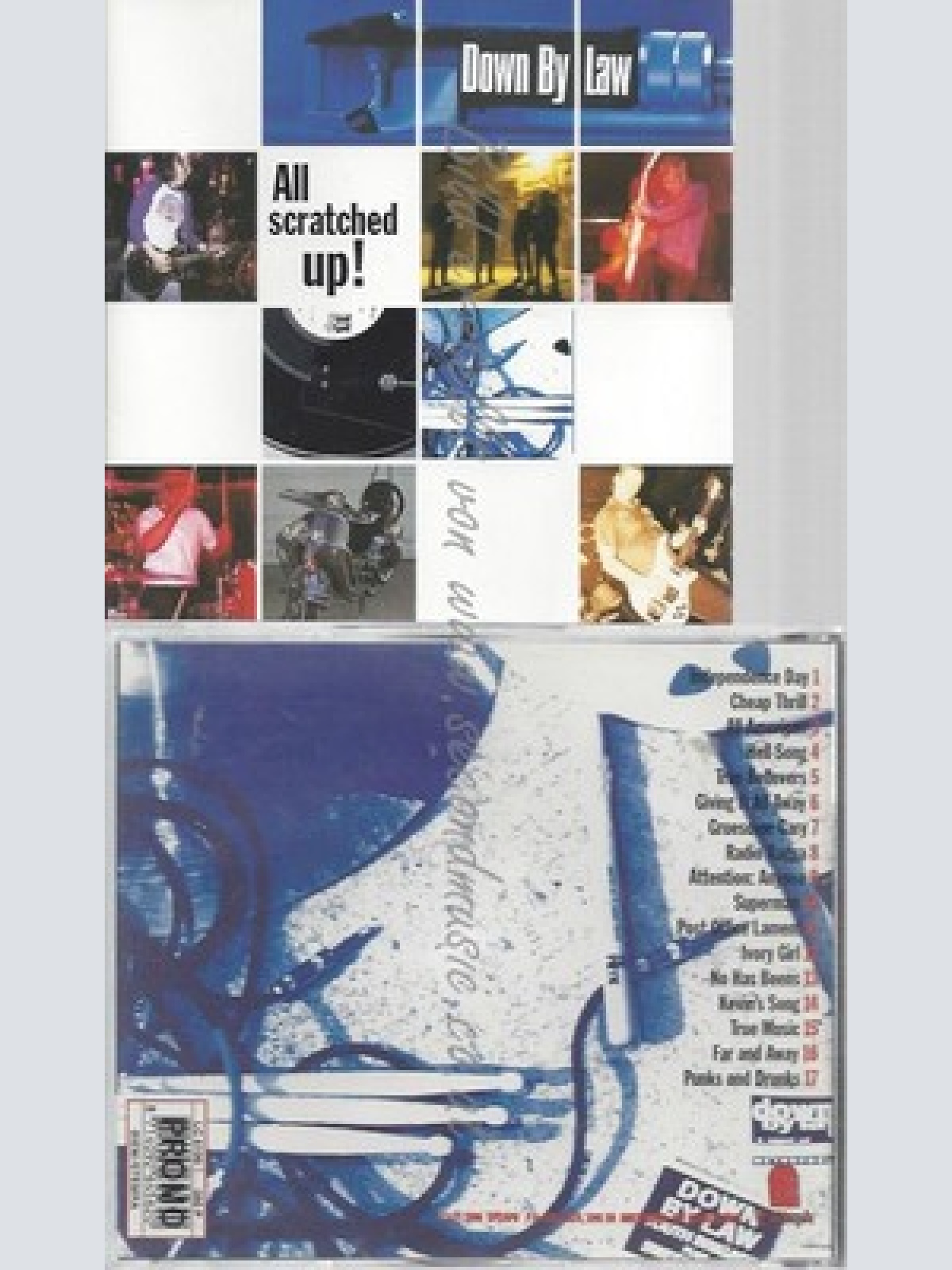 CD--DOWN BY LAW--ALL SCRATCHED UP