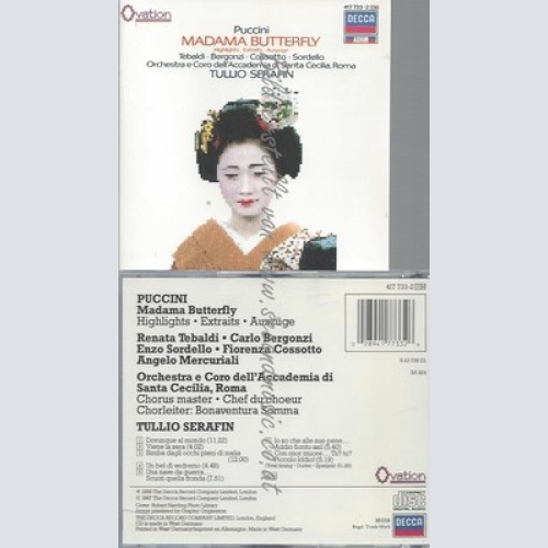 CD--PUCCINI- --- MADAMA BUTTERFLY