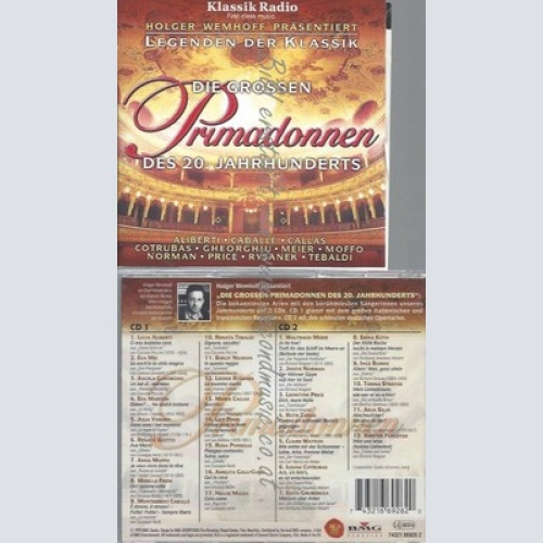 CD--LEGENDEN DER KLASSIK: DIE GROßEN PRIMADONNEN DES 20. JAHRHUNDERTS