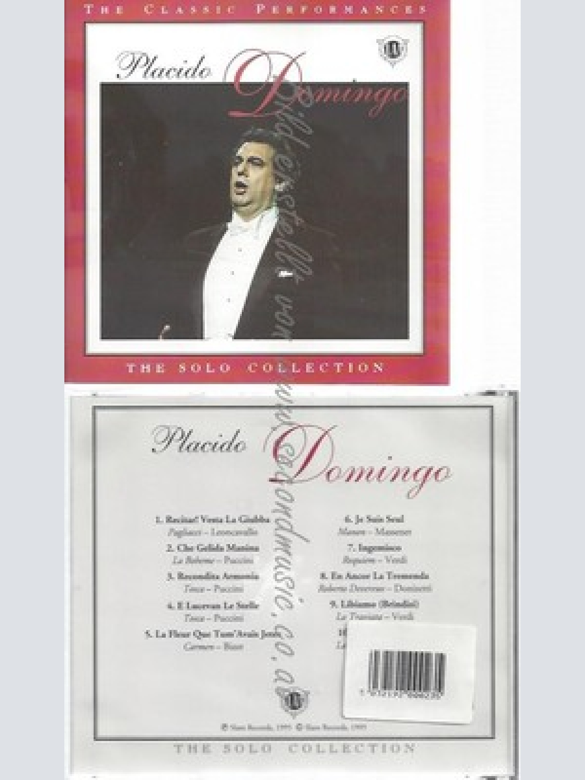 CD--PLACIDO DOMINGO --THE SOLO COLLECTION
