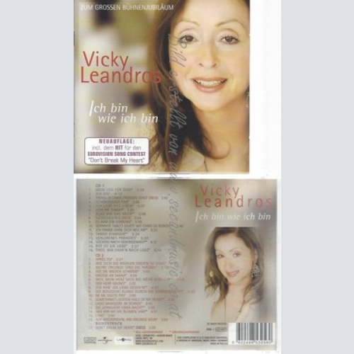 CD--VICKY LEANDROS--ICH BIN WIE ICH BIN--2CD