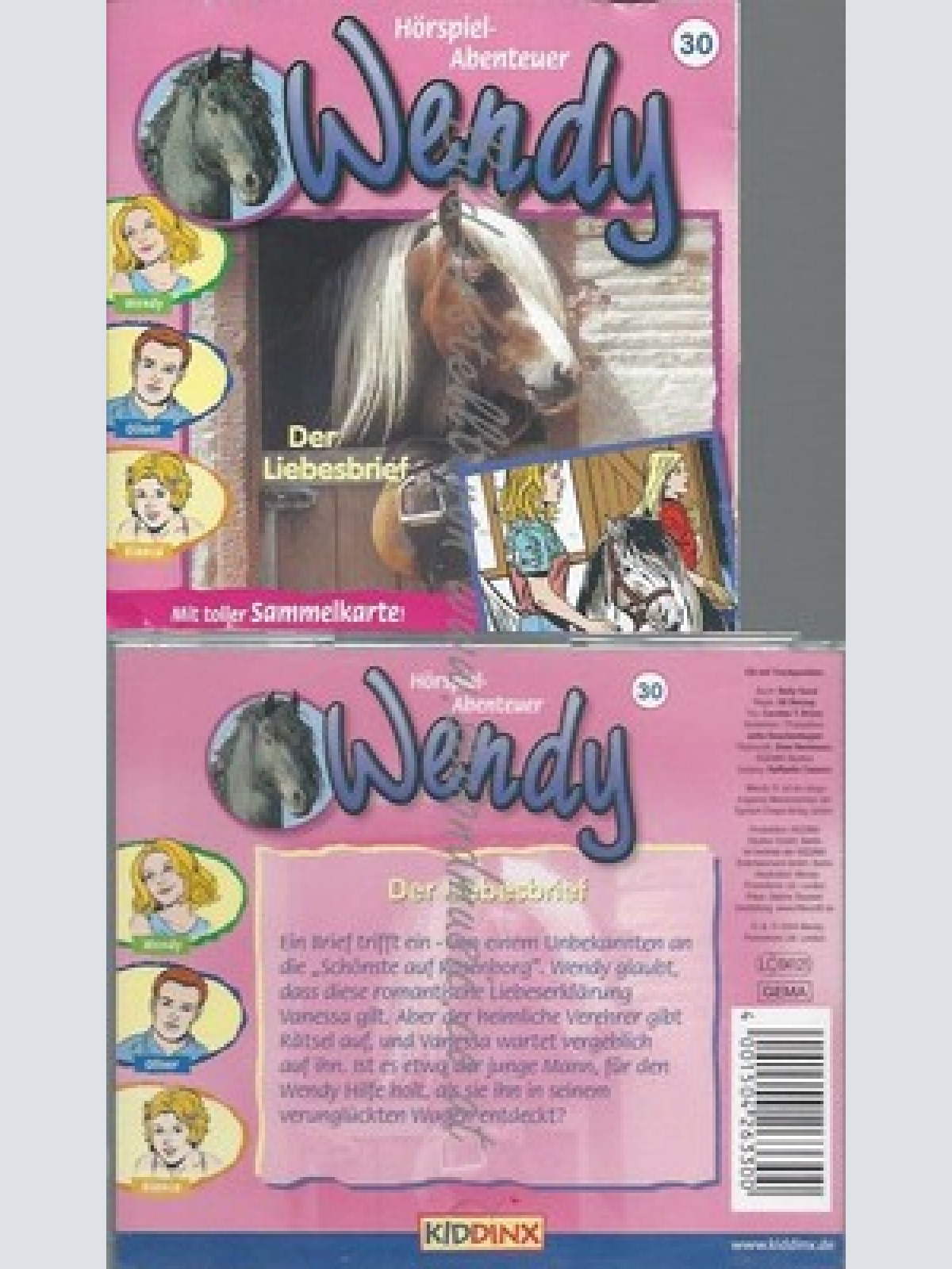 CD--WENDY - - -- WENDY 30. DER LIEBESBRIEF. CD.