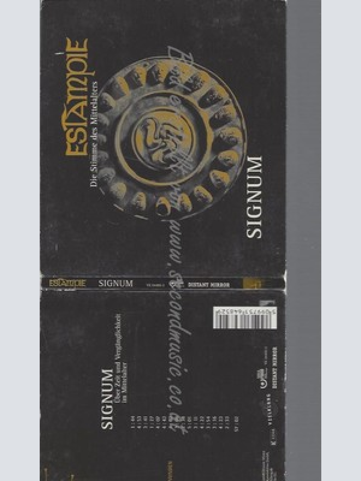 CD--ESTAMPIE -- SIGNUM - ÜBER ZEIT UND VERGÄNGLICHKEIT IM MITTELALTER