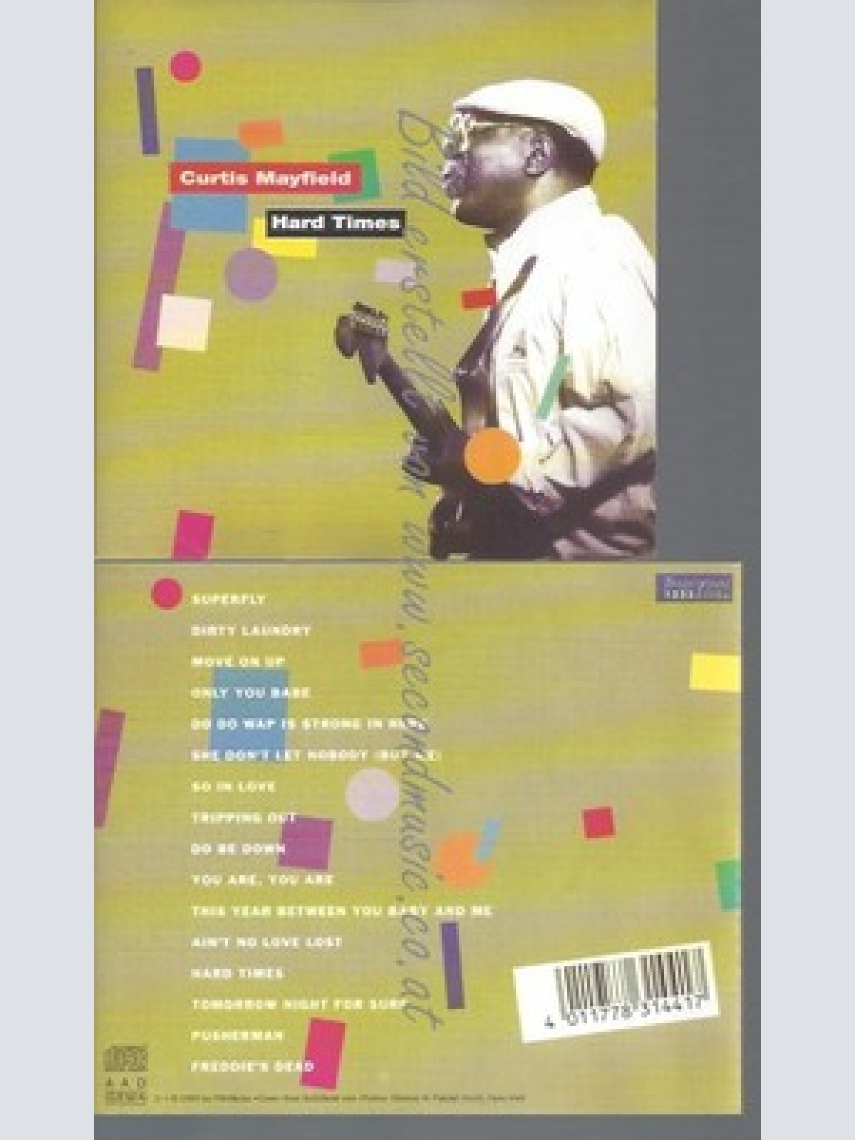 CD--CURTIS MAYFIELD -- --- HARD TIMES