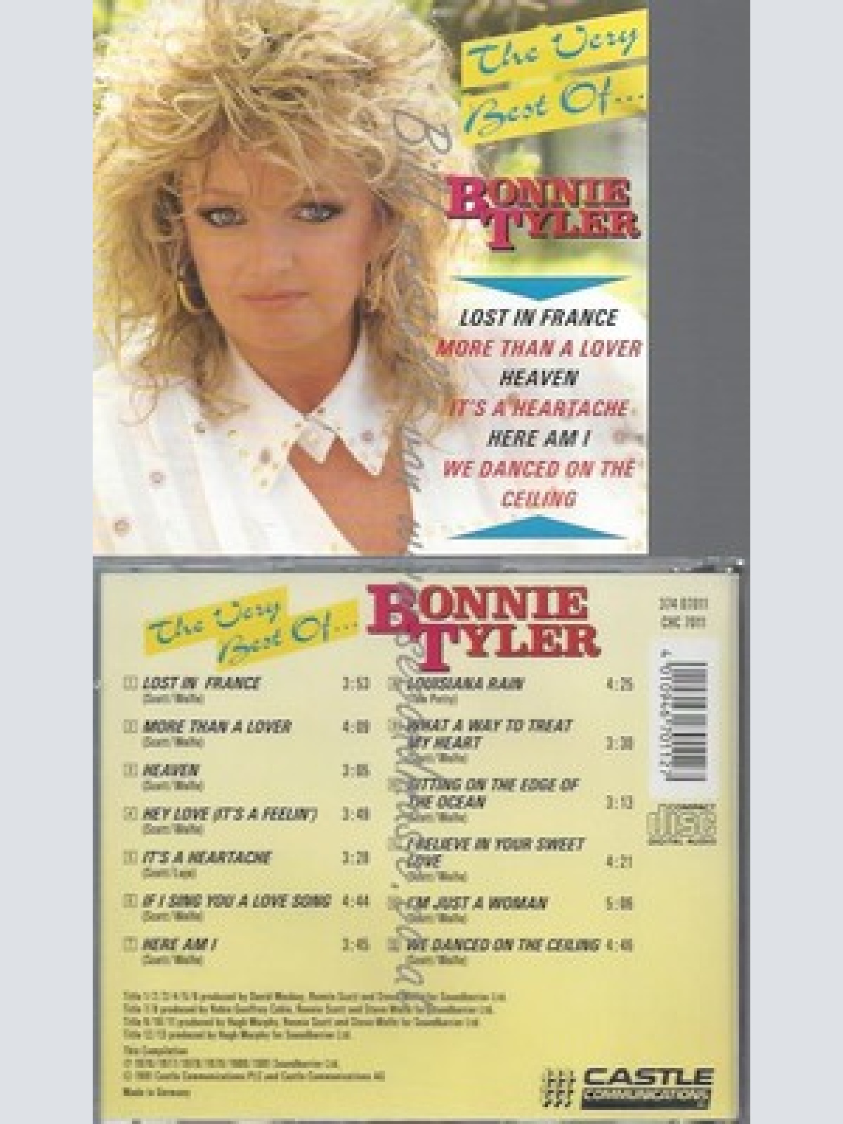 CD--BONNIE TYLER -- -- VERY BEST OF BONNIE TYLER