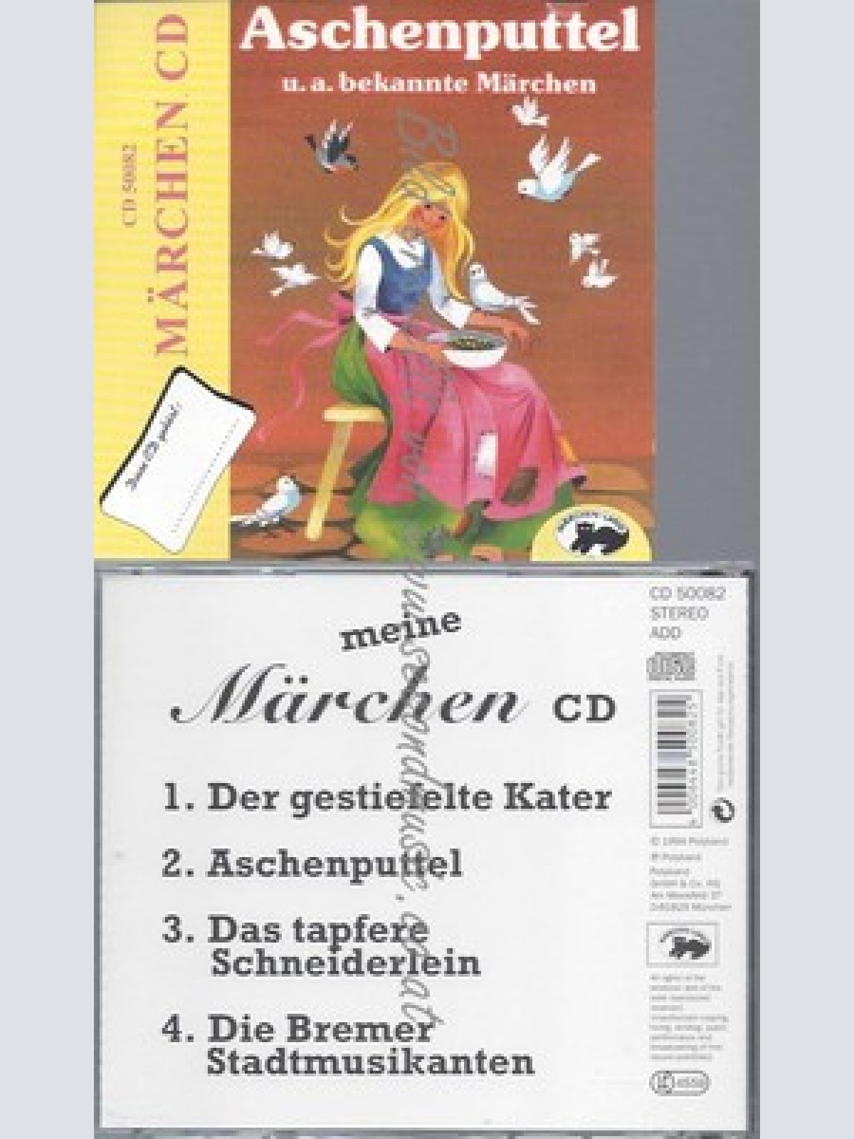 CD--MÄRCHEN -- -- ASCHENPUTTEL UND 3 WEITERE MÄRCHEN