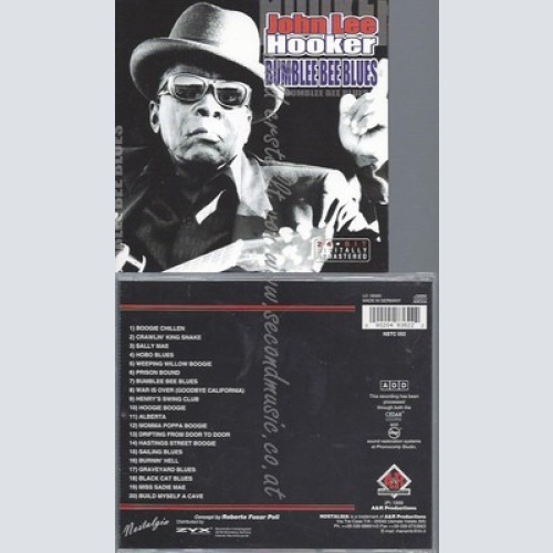 CD--JOHN LEE HOOKER -- BUMBLE BEE BLUES