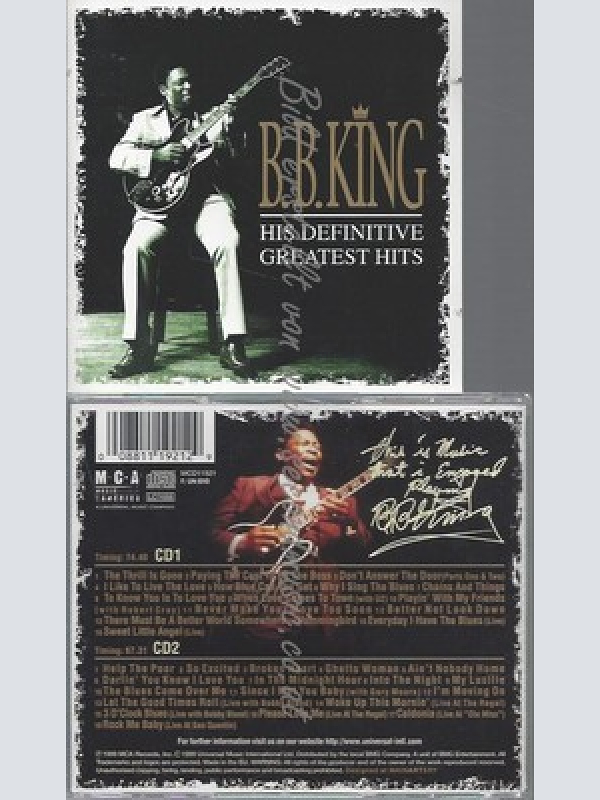 CD--B.B. KING -- --CD -- HIS DEFINITIVE GREATEST HITS