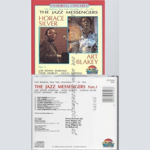 CD--ART BLAKEY UND JAZZ MESSENGERS -- --- JAZZ MESSENGERS PT.1