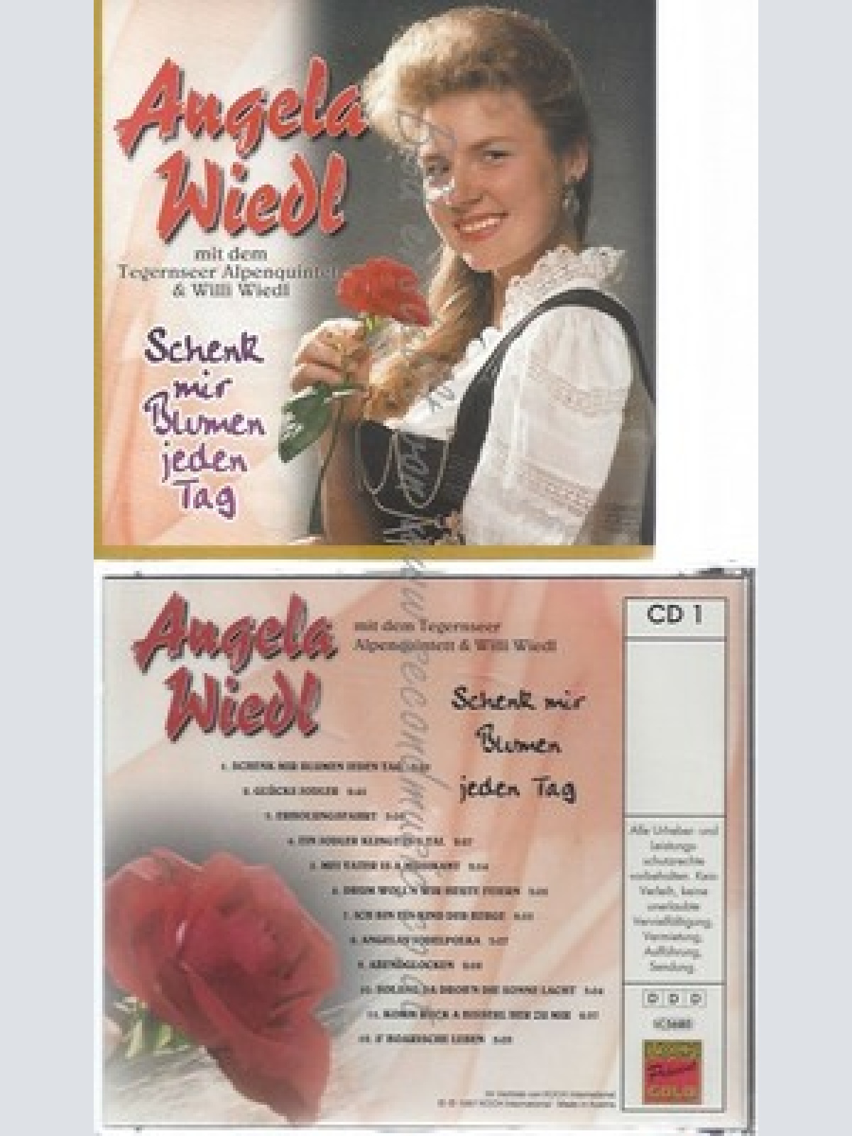 CD--ANGELA WIEDL--SCHENK MIR BLUMEN JEDEN TAG