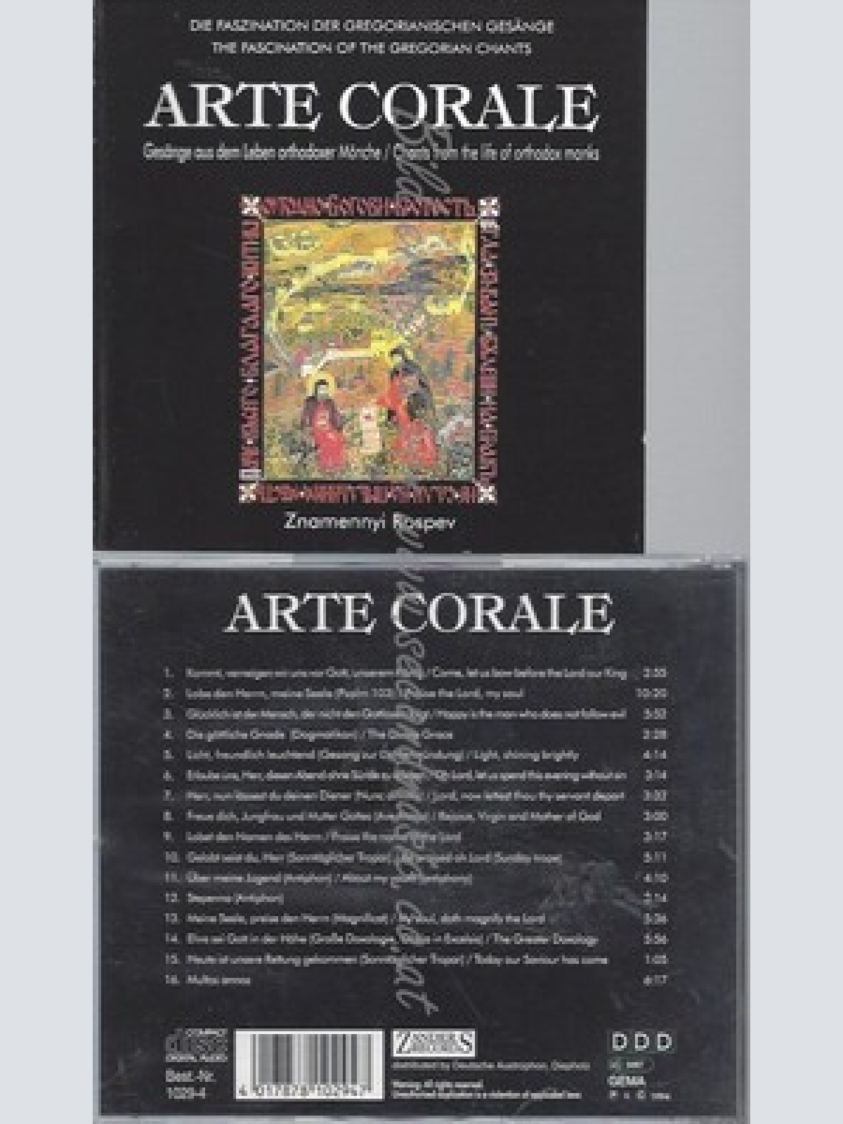 CD--ARTE CORALE, ZNAMENNYI ROSPEV UND VARIOUS -- -- -- GESÄNGE AUS DEM LEBEN ORT