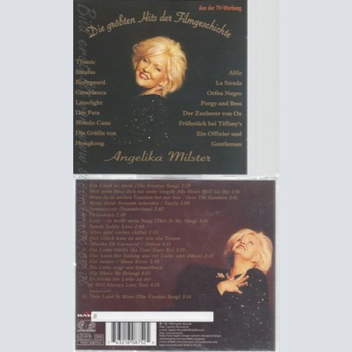 CD--ANGELIKA MILSTER -- DIE GRÖßTEN HITS DER FILMGESCHICHTE