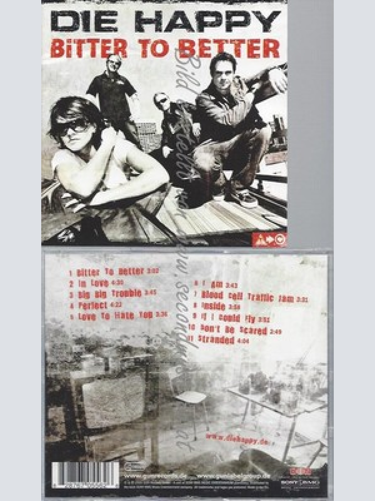 CD--DIE HAPPY -- -- BITTER TO BETTER