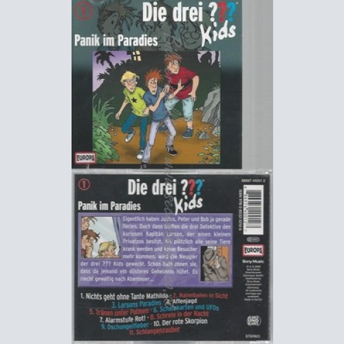 CD--PANIK IM PARADIES / DIE DREI  KIDS -- -- 001